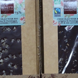 Chocolat noir fleurs de Lavande