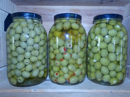 Vrac - Olives vertes farcies aux poivrons
